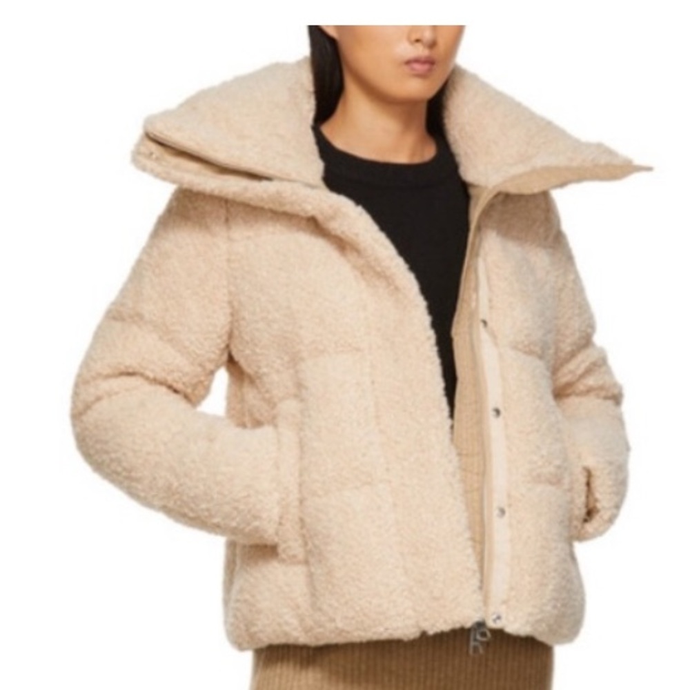 Women's Hugo Boss Cream Puffer Jacket